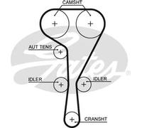 Cinghia distribuzione 5551XS GATES per RENAULT LAGUNA II Grandtour LAGUNA II