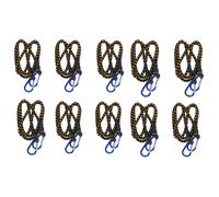 Cinghia elastica 48" con moschettoni in alluminio gancio fissaggio