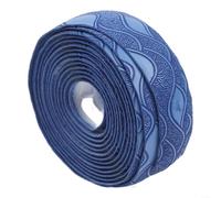 Cinghia elastica antiscivolo da 2,1 m, per canne da pesca, tennis, badminton, squash, racchette da bicicletta, volanti, maniglia da baseball, in EVA, in poliuretano, autoadesiva (blu scuro)