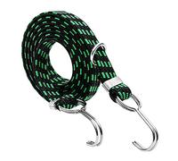 Cinghia elastica per biciclette, Gancio for corda in gomma, confezione da 2 cinghie multicolori for portabagagli tetto for bicicletta(Green)