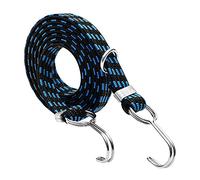 Cinghia elastica per biciclette, Gancio for corda in gomma, confezione da 2 cinghie multicolori for portabagagli tetto for bicicletta(Blue)