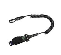 Cinghia elastica per pagaia da canoa, kayak, barca a remi, corda di sicurezza con bussola per accessori kayak