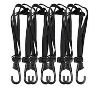 Cinghia elastica universale con ganci a 4 griffe for motocicletta, rete for bagagli, casco, corda regolabile for fissaggio del carico for bici, bicicletta, moto per motociclette, biciclette(4PCS-90CM)