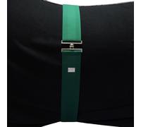 Cinghia Elastico Equest Per Coperte Per Cavalli, Verde Bottiglia Taglia Unica