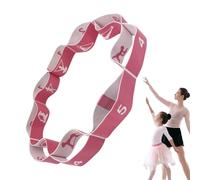 Cinghia estensibile, cinghia estensibile - Barella fisica per gambe con cinghia flessibile con fibbie - Attrezzatura per esercizi di resistenza per gambe e tendine posteriori