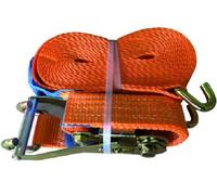 Cinghia Fascia Ancoraggio Cricchetto con Gancio 8,5Metri 50mm 5000kg CERTIFICATO