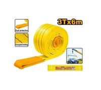 Cinghia Fascia Sollevamento 6 mt x 90mm da 3000 kg INGCO Imbracatura per Carichi