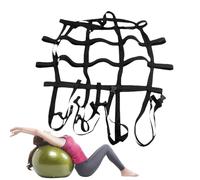Cinghia fitness - Imbracatura per palla di stabilità, fascia di allenamento flessibile, portatile, accessorio elastico per il condizionamento, cintura per pilates, palestra, viaggi e routine