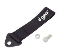 CINGHIA GANCIO DI TRAINO UNIVERSALE NERO PER AUTO D GEAR FASCIA TIRAGGIO