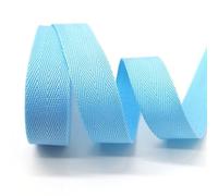 Cinghia in cotone resistente, Nastro in tela 25 mm 5 iarde multicolore(Sky Blue)