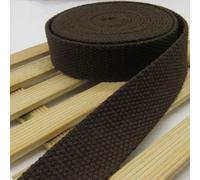 Cinghia in cotone resistente, Nastro in tela multicolore 32 mm x 5 m(Coffee)