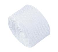 Cinghia in fettuccia di cotone poliestere multicolore, larghezza 20 mm, 5-50 iarde(White,20 yard)