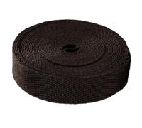 Cinghia in fettuccia, fettuccia in nylon, Cinghia in fettuccia di cotone e poliestere, 5 iarde, varie misure, multicolore, for bagagli merci(Coffee,20 mm)