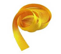 Cinghia in fettuccia, fettuccia in nylon, Cinghia in nylon da 25 mm e 38 multicolore, 5 iarde, for borse, zaini, cinture, fai te, artigianato, bagagli, merci(Yellow,25 mm)