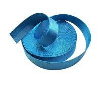Cinghia in fettuccia, fettuccia in nylon, Cinghia in nylon da 25 mm e 38 multicolore, 5 iarde, for borse, zaini, cinture, fai te, artigianato, bagagli, merci(Blue,25 mm)