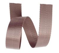 Cinghia in fettuccia, fettuccia in nylon, Cinghia in nylon larga 25 mm/38 mm multicolore, lunghezza 10 iarde, for borse, zaini, cinture, fai da te(Tan,38 mm)