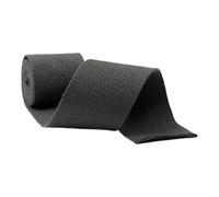 Cinghia in fettuccia, fettuccia in nylon, Cinghie in poliestere e cotone 20-50 mm multicolore 9 metri/rotolo(Dark Grey,25 mm)