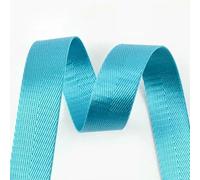 Cinghia in fettuccia spessa 8 m, 1 mm, nastri in nylon da 20-50 mm, nastri al metro, per collari per animali domestici, rilegatura di borse, accessori per cucire, blu cielo, 38 mm