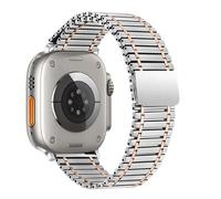 Cinghia in metallo compatibile con Apple Watch Ultra Band 49mm Series 10/9/8/7 41mm 45mm in acciaio Iwatch 6 SE 5 4 3 38mm 42mm 42mm 44 mm S10 46 mm 42 mme
