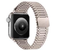 Cinghia in metallo compatibile con Apple Watch Ultra Band 49mm Series 10/9/8/7 41mm 45mm in acciaio Iwatch 6 SE 5 4 3 38mm 42mm 42mm 44 mm S10 46 mm 42 mme