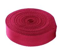 Cinghia in polipropilene, Cinghia in fettuccia di cotone e poliestere, 5 iarde, varie misure, multicolore, for bagagli merci(Deep Red,50 mm)