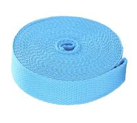 Cinghia in polipropilene, Cinghia in fettuccia di cotone e poliestere, 5 iarde, varie misure, multicolore, for bagagli merci(Light Blue,38 mm)