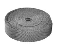 Cinghia in polipropilene, Cinghia in fettuccia di cotone e poliestere, 5 iarde, varie misure, multicolore, for bagagli merci(Grey,25 mm)