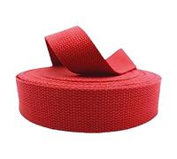 Cinghia in polipropilene, Nastro for tappezzeria in misto cotone cinghie di fissaggio bagagli, 9 metri/rotolo(Red,38 mm)