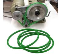 Cinghia in poliuretano, cinghia tonda in PU, collegamento senza soluzione di continuità della cinghia di trasmissione del motore, opaca e antiscivolo, 1 pz.(6xC420mm)