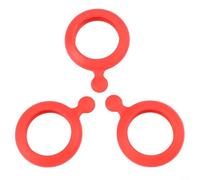 Cinghia in silicone per mulinello da pesca, 3 pezzi, protegge la bobina della bobina, adatta a mulinelli serie 3000 8000, installazione semplice (rosso S)