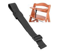 Cinghia inguinale per seggiolone, 1 pezzo, in nero, cinghia compatibile con Hauck Alpha Beta, Stokke Tripp Trapp, roba e molti altri, cinghia per seggiolone tavolo anteriore