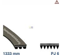 Cinghia Keilriemen 1333 PJ6 / 1340 PJ6 Miele 1195921 Lepper Matura Lavatrice