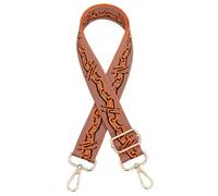 Cinghia larga della cinghia della cinghia della cinghia di ricambio del cotone del poliestere delle foglie colorate per le borse a tracolla larga delle donne, B