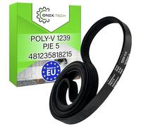 Cinghia Lavatrice Poly-V 1239 PJE 5 481235818215 481235818214 per Whirlpool