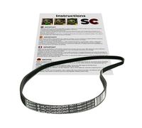 CINGHIA LAVATRICE POLY V 5PJE 1195 RICAMBIO MOTORE TRASMISSIONE ELASTICA RESISTE