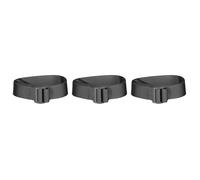 Cinghia Mil-Tec con fibbia a bloccaggio 25 mm/120 cm - Nero - 3 pezzi