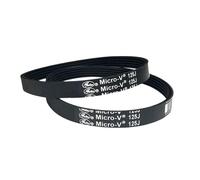 Cinghia multi-gola Micro-V da 125J, 130J, 140J, 150J, 160J, 170J, trasmissione elettrica industriale, cinghia multi-nervata(130J,1PC_3PJ)