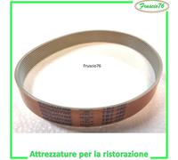 CINGHIA per AFFETTATRICE TB2 480 MEGADYNE di Ricambio 10 Nervature ricambi h 20