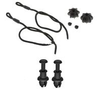 Cinghia per bagagliaio Compatibile Con Per Q3 2019 2020 2021 Auto Clip Fastener 4Pc Boot Trunk Parcel Mensola Di Fissaggio Cinghia Stringa Clip OEM: 1M6867574A(2X Clips 2XCord)