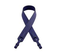 Cinghia per borsa in pelle di grano, regolabile, cinghie di ricambio per borse a testa di monaco, chiusure dorate staccabili lunghe blu navy