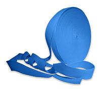 Cinghia per cintura resistente da 38 mm, in misto cotone, 1,5 cm, per borse, zaini, bagagli, cinghia da carico (blu - 38 mm - 20 metri)