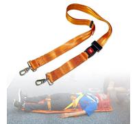 Cinghia per colonna vertebrale per backboard, sistema di barella di emergenza, cintura di immobilizzazione con fibbia a sgancio rapido, 182,9 cm L (A, 1)
