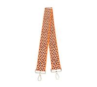 Cinghia per il Collo della Spalla della Macchina Fotografica, Cinghia della Macchina Fotografica Tessuta Struttura di Lusso del Tessuto del Poliestere per all'aperto (Arancio Bianco Nero)