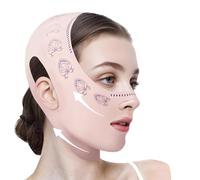 Cinghia per il mento per dormire, riutilizzabile, per ridurre il mento doppio, eliminatore per donne, maschera per sollevamento viso con linea a V, cinghia dimagrante per il viso, traspirante, per