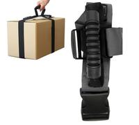 Cinghia per il trasporto con maniglia, tracolla regolabile per sollevare scatole pesanti, bagagli, generi alimentari e borse portaoggetti, cintura portatile a croce per un movimento sicuro e facile