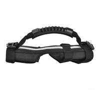 Cinghia per il trasporto del telaio della bici pieghevole con tessuto Oxford, fibbia a sgancio rapido e impugnatura antiscivolo (nero)