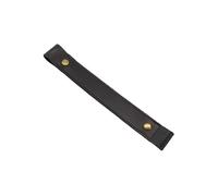 Cinghia per il trasporto della bicicletta con manico in pelle per sollevamento e sostegno, adatta per scale, binari e uso pubblico (nero)