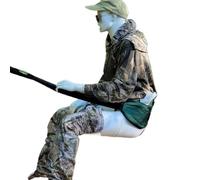 Cinghia per la cacca nel bosco, soluzione compatta per WC all'aperto, 65,5 x 20 cm, cinghia portatile per la caccia e il campeggio, accessorio igienico confortevole