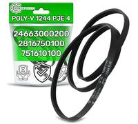 Cinghia per Lavatrice del Tamburo Poly-V 1244 PJE 4 24663000200 per Beko