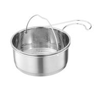 Cinghia per lavello da cucina in acciaio inox, resistente cestello per alimenti con manico, design angolare di rinforzo, ideale per cucinare Coland per il 304 e un telaio rinforzato, scolare